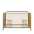 Little Seeds Raven 3-in-1 Metal Crib, Nursery Furniture, Gold