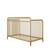 Little Seeds Raven 3-in-1 Metal Crib, Nursery Furniture, Gold