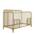 Little Seeds Raven 3-in-1 Metal Crib, Nursery Furniture, Gold
