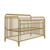 Little Seeds Raven 3-in-1 Metal Crib, Nursery Furniture, Gold