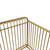 Little Seeds Raven 3-in-1 Metal Crib, Nursery Furniture, Gold