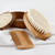 Kaesi 1 Set Wooden Brush Wear-resistant Skin-friendly Artificial Wool Newborn Hair Brush Comb Set For Infant