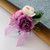 Wedding Flower Girl Corsage Tea Rose Carnation Boutonniere Pinkish