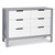 Carter's By Davinci Colby 6-drawer Dresser In Gray And White