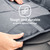Diono Ultra Mat Car Seat Protector, Crash Tested, Water Resistant, Gray