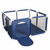 Stoneway Portable Play Yard Play Pen With Ball Pool Basket For Infant And Baby
