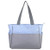 Baby Essential, Diaper Bag Tote 5 Piece Set With Sun, Moon, And Stars, Wipes Pocket, Dirty Diaper Pouch, Changing Pad - Grey/blue