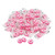 Pink Round Hard Candy W/ Heart - Edibles - 1 Piece
