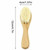 Newborn Wooden Hairbrush Baby Brush Natural Hair Brush Soft Bristles Scrub Kits,brush