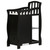 Dream On Me Casco 4-in-1 Mini Crib And Dressing Table, Black