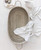 Kiaisxes Premium Baby Changing Basket With Luxury Leaf Liner & Thick Bamboo Pad