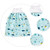 Nuolux Waterproof Baby Diaper Training Skirt High Waist Baby Training Nappy (sea, L)