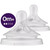 Philips Avent 0m+ New Natural Baby Bottles Nipples, 2-pack