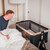 Monbebe Suite Slumber Height Adjustable Baby Bassinet, Urban Boho