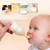 Baby Silicone Squeeze Feeding Bottle With Spoon Food Rice Cereal Feeder
