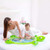 Gebra Inflatable Tummy Time Water Mat Sea Turtle Shape Infants & Toddlers Play Mat Toy, Fun Play Activity Center Your Baby's Stimulation Growth (bpa Free, 43" 35" 2.5")