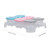 Hemoton 1 Set Of 6pcs Baby Blocks Freezer With Tray Food Box Container (assorted Color)