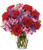 From You Flowers - Red Roses First Kiss Bouquet - Premium With Free Vase (fresh Flowers)