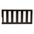 Delta Children Toddler Guardrail #0096, Greenguard Gold Certified, Dark Chocolate