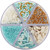 Great Value White, Blue And Gold Winter Snowflake 6-cell Sprinkle Mix, 3.31 Oz.