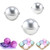 Enowise 6pcs Diy Bath Bomb Mold Sphere Round Ball Molds Tool Supplies