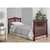 Dream On Me Naples 4-in-1 Convertible Mini Crib, Cherry