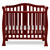 Dream On Me Naples 4-in-1 Convertible Mini Crib, Cherry