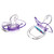 Dr. Brown's Prevent Classic Pacifier, Stage 2 (6-12m), Explore Purple, 4 Count