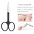Tweezers Set 5-piece - Professional Stainless Steel Tweezers