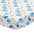 Bedtime Originals Whales Tale White/blue Ocean/nautical Baby Fitted Crib Sheet
