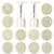 16 Bath Bomb Mold 2 Bath Bombs Different Pattern Stamps Cookie Stamps Pastry Tool Moon Cake Maker Bath Bombs Press