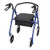 Walkers For Seniors In Stock,rollator Walker With Seat, Rolling Walker With Backrest And Adjustable Handle, 8 Inch Wheels,support Up To 286.6lbs,black & Blue