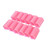 12pcs Magic Sponge Foam Cushion Hair Styling Rollers Curlers Twist Tool Salon Pink