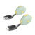 Opolski 2pcs/set Portable Baby Dinnerware Cartoon Chick Portable Pp Handle Training Spoon Fork Set For Feeding