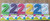 Dallies #2 Birthday Candle W/pick, Assorted Colors With Polka Dots Or Glitter, 1.8 In, 1ct