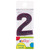 Dallies #2 Birthday Candle W/pick, Assorted Colors With Polka Dots Or Glitter, 1.8 In, 1ct