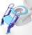 Potty Training Seat With Step Stool Ladder, Foldable Potty Training Toilet For Kids Boys Girls Toddlers Comfortable Cushion Safe Handle Anti-slip Pads