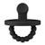 Ryan & Rose Cutie Pat Pacifier Teether (slant, Black)
