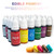 Xwq 12/24pcs 10ml Food Coloring Set Tasteless Highly Concentrated Multipurpose Vibrant Rainbow Color Liquid Food Dye For Baking Cookin