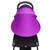 Yesbay Baby Stroller Pram Pushchair Windproof Sun Shield Visor Sunshade Canopy Cover,purple