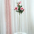 Balsacircle 2 Pink Single Stem 33" Silk Rose Bouquets Wedding Artificial Flower