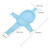 Tureclos Newborn Adjustable Bathtub Pillow Seat Cushion Cross-shaped Anti-slip Net Mat Children Bathtub Shower Cradle Bed Seat