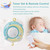 Imountek Baby Musical Crib Bed Bell Rotating Mobile Star Projection Nursery Light Baby Rattle Toy With Music Box Remote Control