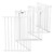 Topbuy 6-panel Baby Safety Playards Foldable Playpen For Baby & Pet White