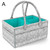 Duretiony Large Baby Diaper Caddy Storage Organizer For Nursery Portable Diaper Basket For Changing Station