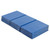 Ecr4kids Everyday 3-fold Daycare Rest Mat, Folding Sleep Pad, 1in Thick, 5-pack - Blue And Grey