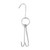 Booyou Stainless Steel Double Meat Hooks Roast Duck Beef Goose Turkey Bacon Shop Hanging Clasp Bbq Grill Hanger Cooking Tools