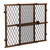 Evenflo Position & Lock Baby Gate, Pressure Mounted, Locking Latch, 26"-42", Wood, Farmhouse Collection