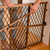 Evenflo Position & Lock Baby Gate, Pressure Mounted, Locking Latch, 26"-42", Wood, Farmhouse Collection