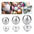 Yesbay 2pcs Aluminum Alloy 3d Ball Bath Bombs Cake Mold Diy Baking Tool Accessories,bath Bomb Mold